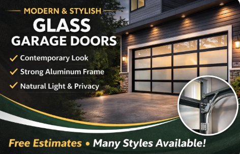 Glass Garage Door Installation Guilford